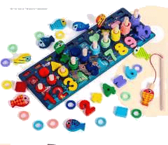 Wooden 4 in 1 Montessori toy