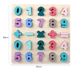 Wooden Number Board